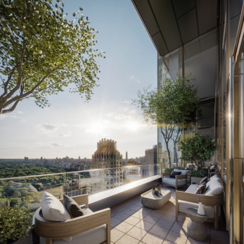 Outdoor Space Overlooking Central Park